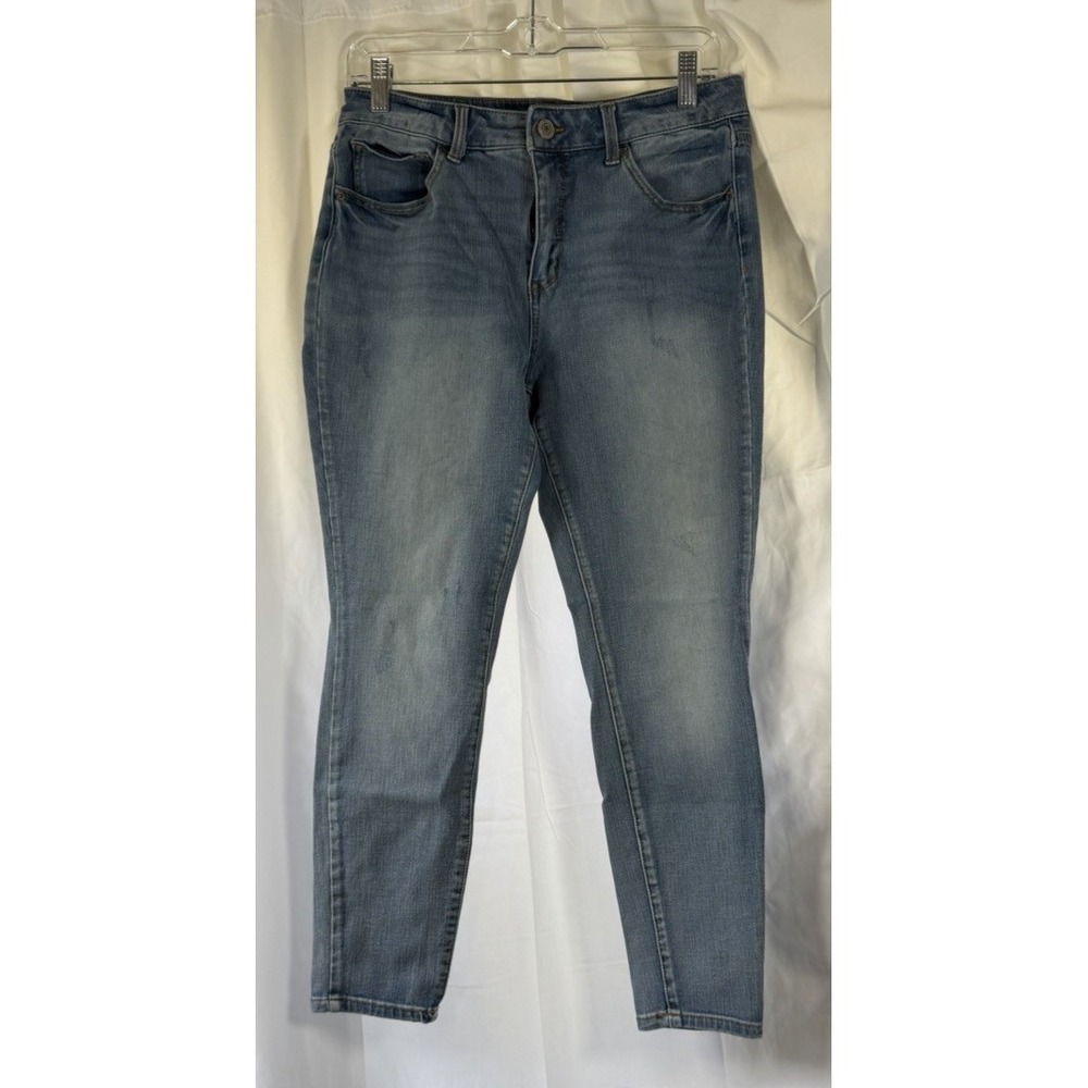 Time & Tru High Rise Stretch Skinny Denim Jeans Women's‎ Size 12P - Picture 2 of 13